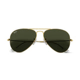Rayban Original 3026 Aviator Glass Lenses 62mm Sunglasses Unisex Oval Classic Thin Metal Frame in box