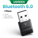 USB Bluetooth Adapter, Bluetooth 6.0 Dongle for PC Windows 11/10/8.1, Bluetooth Receiver & Transmitter for Keyboard/Mouse