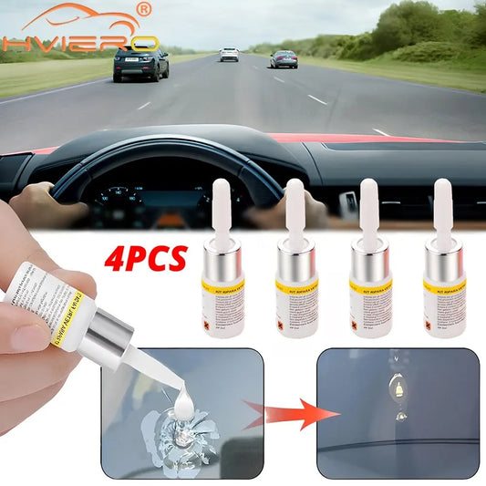Car Windshield Repair Tool 1/4/10X DIY Phone Screen Kit Restoration Curing Glue Auto Glass Scratch Crack Restore