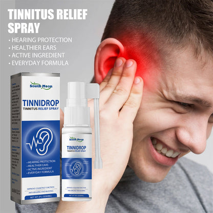 60ml Tinnitus Relief for Ringing Ears Quick Dry Formula Ear Cleaning Solution for Men Women Adults Elders