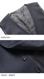 Suit Boutique Men's Fashion Business (Blazer+ Vest + Trousers) Gentleman's Wedding Casual Professional Formal Suit 3 Piece M-6XL