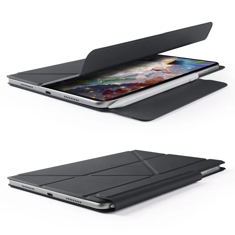 For OnePlus Pad Pro 12.1 Case Ultra Thin Multi-folding Stand Magnetic Tablet for OnePlus Pad 2 Pad2 Cover with Auto Sleep/Wake