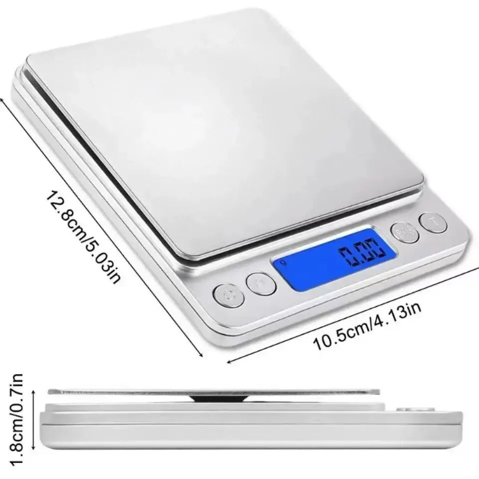 1Pcs Digital Kitchen Scale 3000g/ 0.1g Small Jewelry Scale Food Scales Digital Weight Gram and Oz Digital Gram Scale