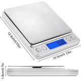1Pcs Digital Kitchen Scale 3000g/ 0.1g Small Jewelry Scale Food Scales Digital Weight Gram and Oz Digital Gram Scale