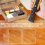 Wooden Floor Scratches Mending Utility Tool Kit DIY Multifunctional Wood Board Repairs Tool Kit with 11 Wax Blocks