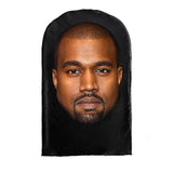 Realista kanye west travis scott mclovin máscara rosto cheio rapper superbad máscara engraçado traje cosplay adulto
