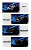 50cmx200cm Car Headlight Tint Film Smoke Fog Light Light Vinyl Film PVC Black Tint Vinyl Waterproof Film Car Sticker Accessories