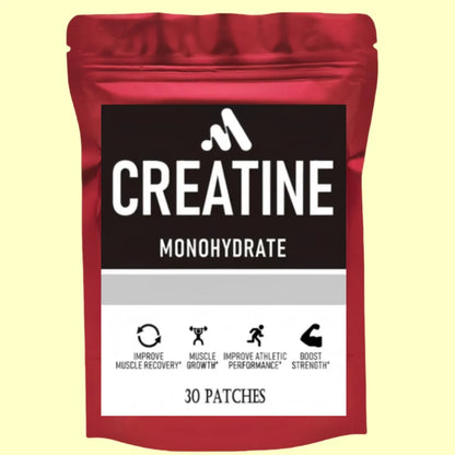 30 Patches Creatine Monohydrate Transdermal Patches- Support Muscles, Cellular Energy and Cognitive Function