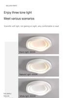 Modern Bedroom Ceiling Light Home Decor Simple Master Bedroom Lamps Nordic Circular Cream Style Living Room LED Lighting Fixture