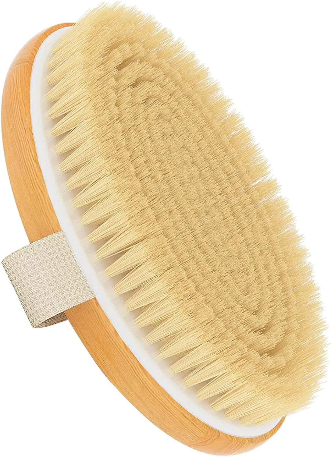 Escovas corporais secas, purificadores corporais esfoliantes, cerdas naturais para pele seca, melhoram a circulação, parar cabelos encravados