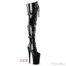 Sexy Thigh High Boots 8-9 Inch High Heels Fashion Platform Womens Over The Knee Boots 20-23cm High-Heeled Boots Pipe Dance Boots