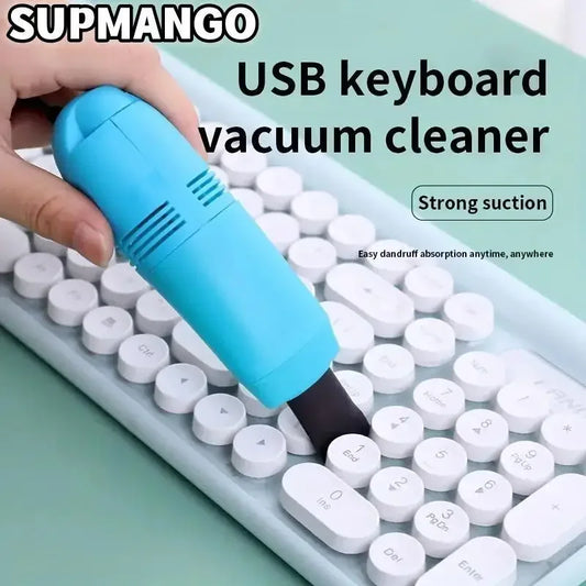 Mini USB Vacuum Cleaner Keyboard Brush Laptop Shell Cleaner Dust Brush Portable USB Vacuum Cleaner Computer Cleaning Tool