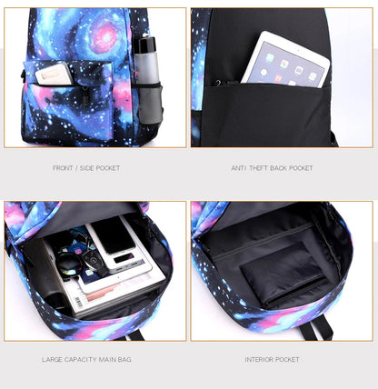 3pcs Disney Pixar Cars Lightning McQueen Students Backpacks Schoolbags Pencil Case Shoulder Bags Boys Girls School Bags Sets