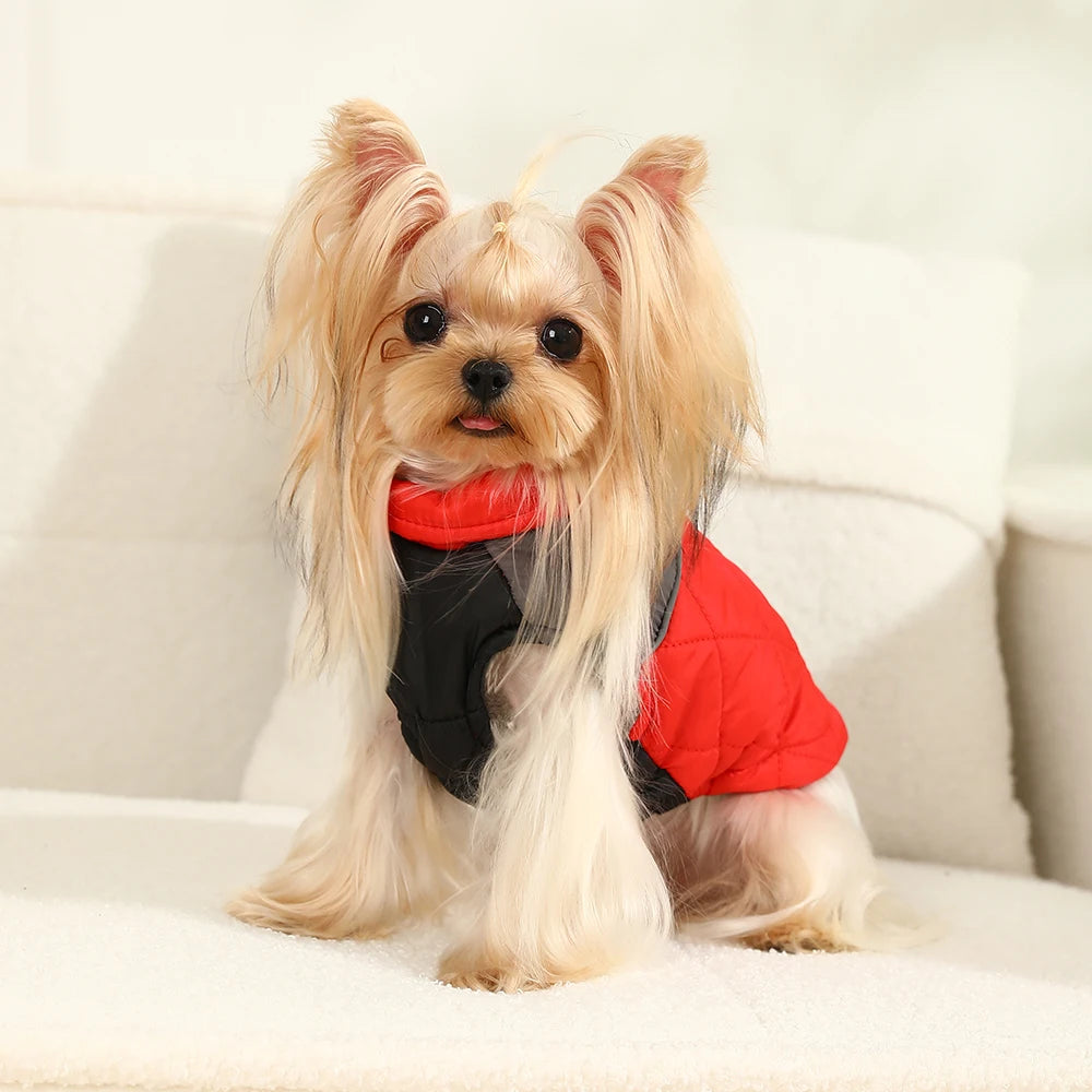 Winter Dog Jacket Windproof Reflective Pet Clothes For Small Big Dogs Cat Costume Puppy Coat Vest With D-ring Chihuahua Outfits