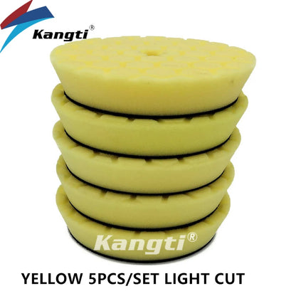 5 (125mm)/6 (150mm) Inch Car Waxing Buffing Pad Germany Foam Polishing Disc Auto Care Repair Tools Wax Pads for Car Detailing