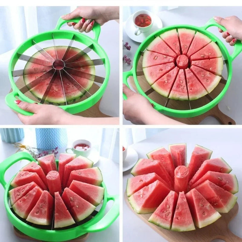 1/2 pieces Watermelon knife stainless steel fruit cutter household watermelon slicer large Hami melon fruit divider
