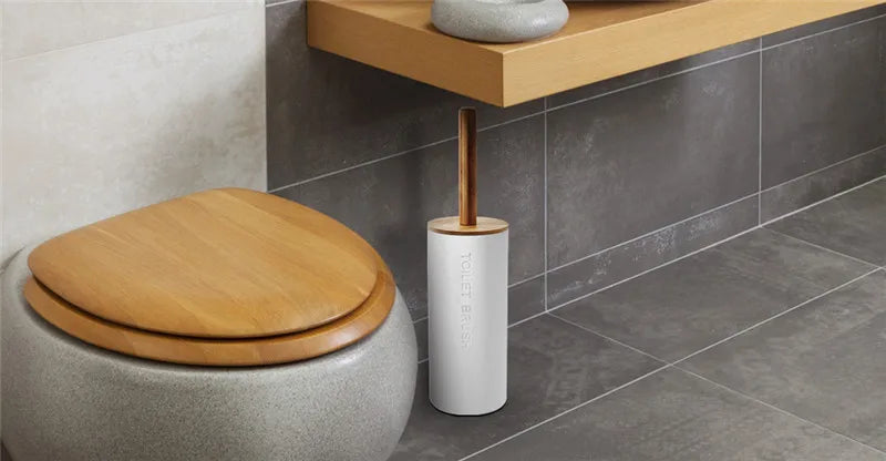Bathroom Accessories Set Soap Dispenser Bottle Dish Washroom Toothbrush Holder Cup Suit Lotion Rack Toilet Brush Garbage Can