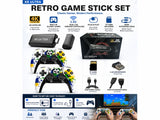 X8 Super 4K HD Game Stick 128GB 50000 Retro Games Dual 2.4G Wireless Controller Portable Plug & Play TV Game Console
