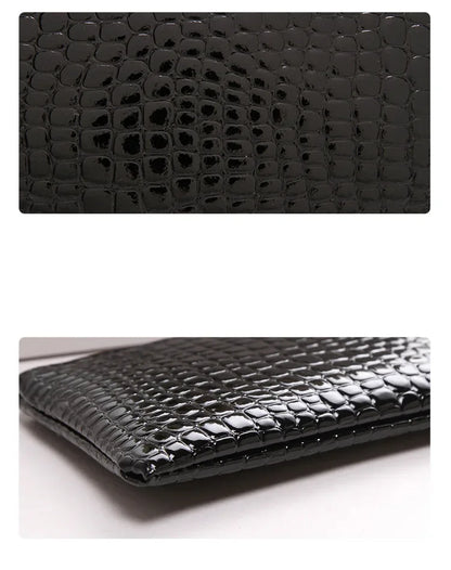 Women Black Cosmetic Bag Zipper Small Makeup Bag Traveling Neceser Ladies Cosmetics Clutch Purse Toiletry Organizer Case Pouch