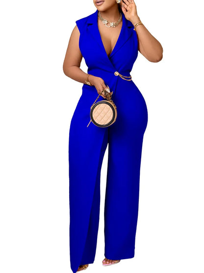 Monos Wmstar para mujer, conjuntos de una pieza sin mangas, lisos, para oficina, de verano, sexys, venta al por mayor, envío directo