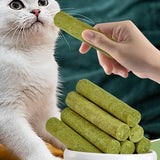 Cat Grass Teething Stick 5Pcs/bag Freeze-dried Cat Dog Snacks Stress Relief Cat Food For Small Medium Large Cats