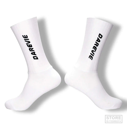 High DAREVIE Cycling Socks Aero Speed Sock Pro Sports For Men Anti-slip Breathable Athletic Moisture Control