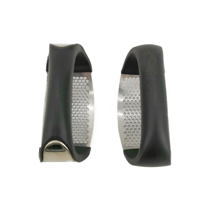 Prensa de ajo de acero inoxidable, picadora manual, herramientas curvas para picar frutas y verduras, utensilios de cocina