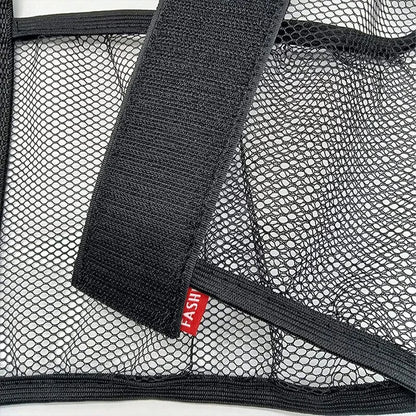Car Back Rear Trunk Storage Mesh Fixed Straps Car Interior Organizer Extinguisher Storage Net Seat Back Fixing Bag