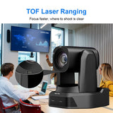 Runpu 1080P/60fps NDI Conference PTZ Video Camera 12/20/30x Zoom Ai Auto Tracking PTZ SDI Camera HDMI USB Outputs Support POE