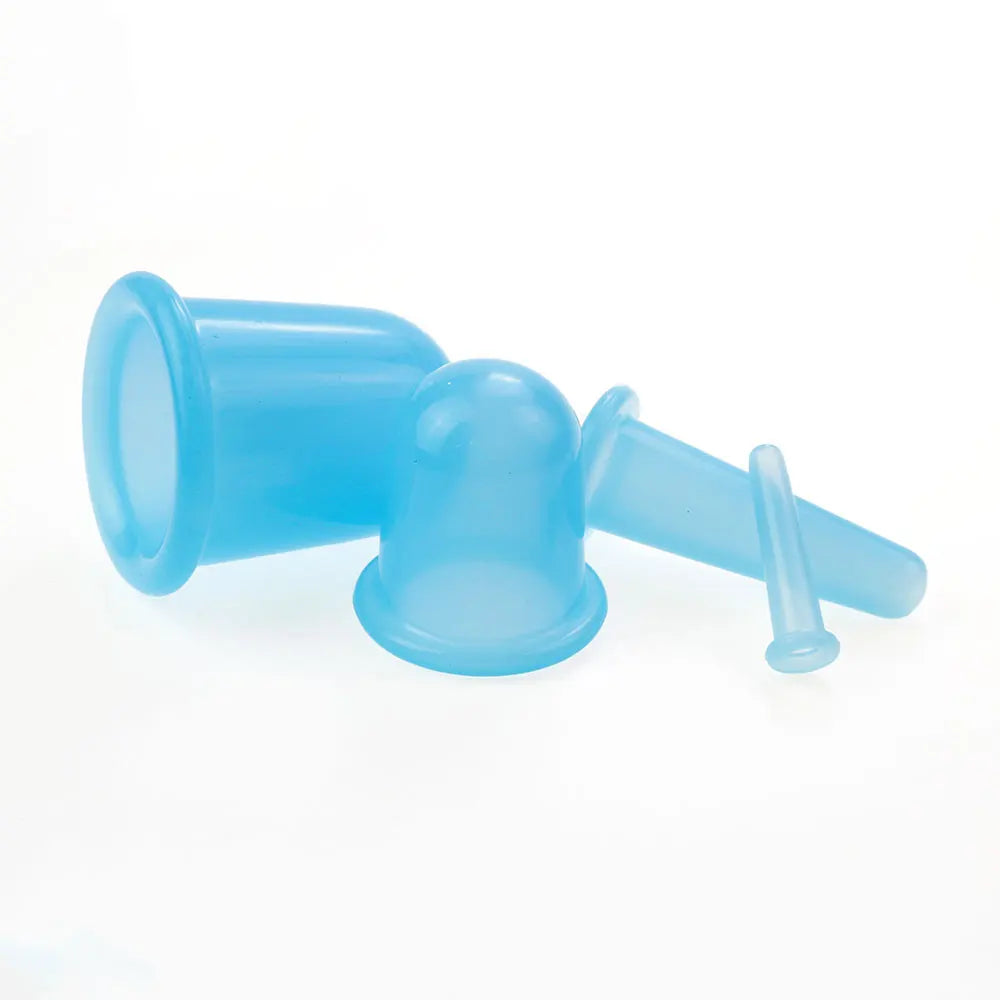 4-Piece Set Silicone Vacuum Cupping Set Cupping Cups Cans Suction Cup Therapy Back Body Detox Massage Anti Cellulite