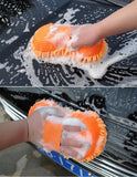 2Pcs Coral Car Wash Mitts Car Cleaning Sponge Care Detailing Brushes Auto Gloves Styling Car Cleaning Tools Auto Accessories