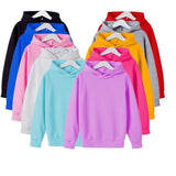 Kids Spring and Autumn Hoodie Men's and Women's Sports Set Casual Jogging Sports Top + Pants 2-12 Year Old Printed Card Letter