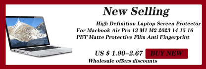 Funda protectora de microfibra para teclado de portátil, antipolvo, para MacBook Pro de 13/15/16 pulgadas