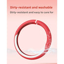 pink All-season exquisite simple light cute sunny fashionable dirt-resistant and comfortable car steering wheel cover