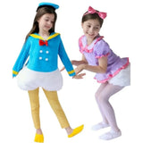 Anime Donald Duck Daisy Cosplay Costumes Boys Girls Prom Wear Kids Birthday Carnival Party Dress Up Stage Prop Cute Kids Clothes