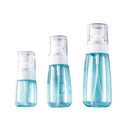 30ml 60ml Travel Spray Bottle Transparent Plastic Bottle Lotion Pump Travel Perfume Fine Mist Toner Bottles Refill Lotion Bottle