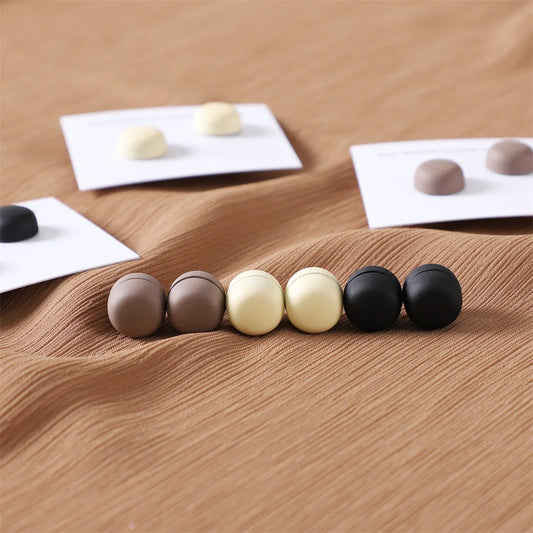 Safe macaron cor hijab broche forte chapeamento de metal magnético hijab clipe luxo sem buraco pinos broches ímã para lenço muçulmano