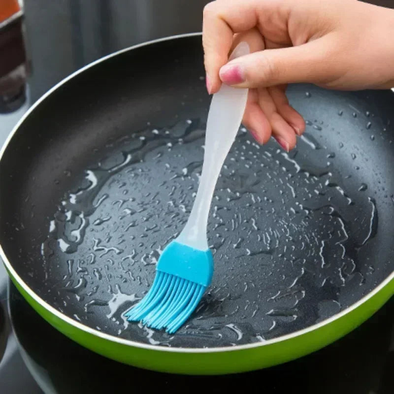 Escova de óleo de silicone para panificação, acessórios de cozinha, churrasco, bolo, pão, manteiga, panificação, diy, 1 parte