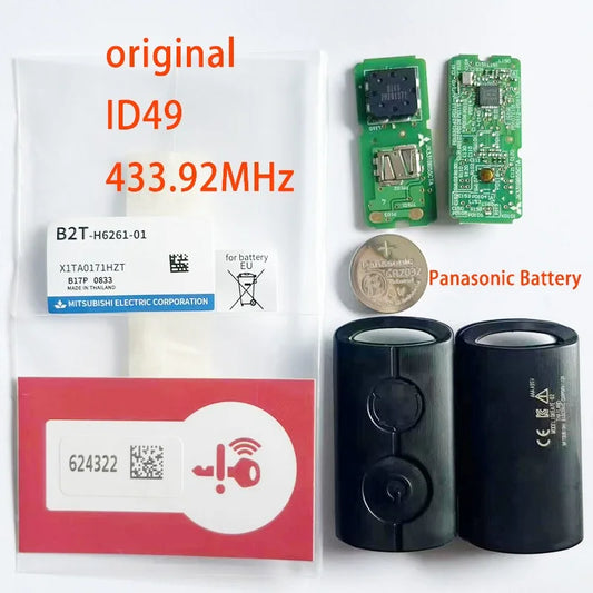 Mando a distancia original para motocicleta B2T, con chip ID49 de 433,92 Mhz, para Yamaha NMAX, TMAX, NVX155, Xmax300, Xmax 125, 250, 300 y 400.