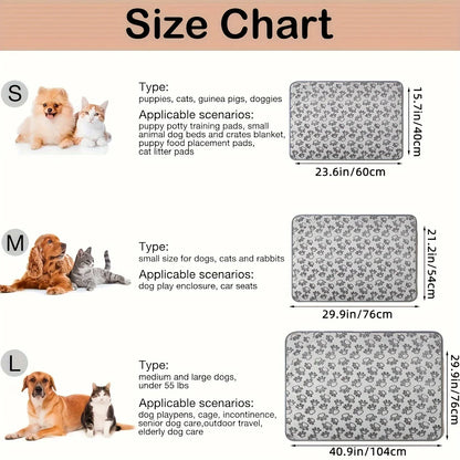 Ultra Soft Fluffy High Quality Pet Blanket Cute Cartoon Pattern Pet Mat Warm and Comfortable Blanket for Cat Dogs Cat Bath Towel