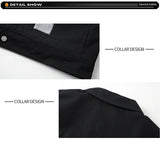 New Spring Autumn Men Outdoor Leisure Windbreak Lapel Jacket Men Solid Color Fashion Style Brand Loose Jacket Coat Male Clothing