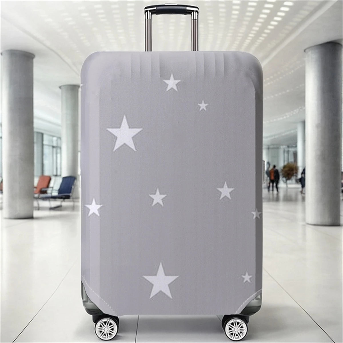 White star pattern luggage protection cover, suitable for 18-32 inch luggage, luggage handle gloves, travel accessories