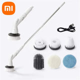 Cepillo de limpieza eléctrico 6 en 1 Xiaomi de 2000 mAh, inalámbrico, giratorio, para ducha, cocina, baño y hogar.
