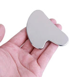 New Stainless Steel Gua Sha Scraper Heart Shape Universal Face Massager Guasha Massage Tool for Facial Beauty Eye Massage