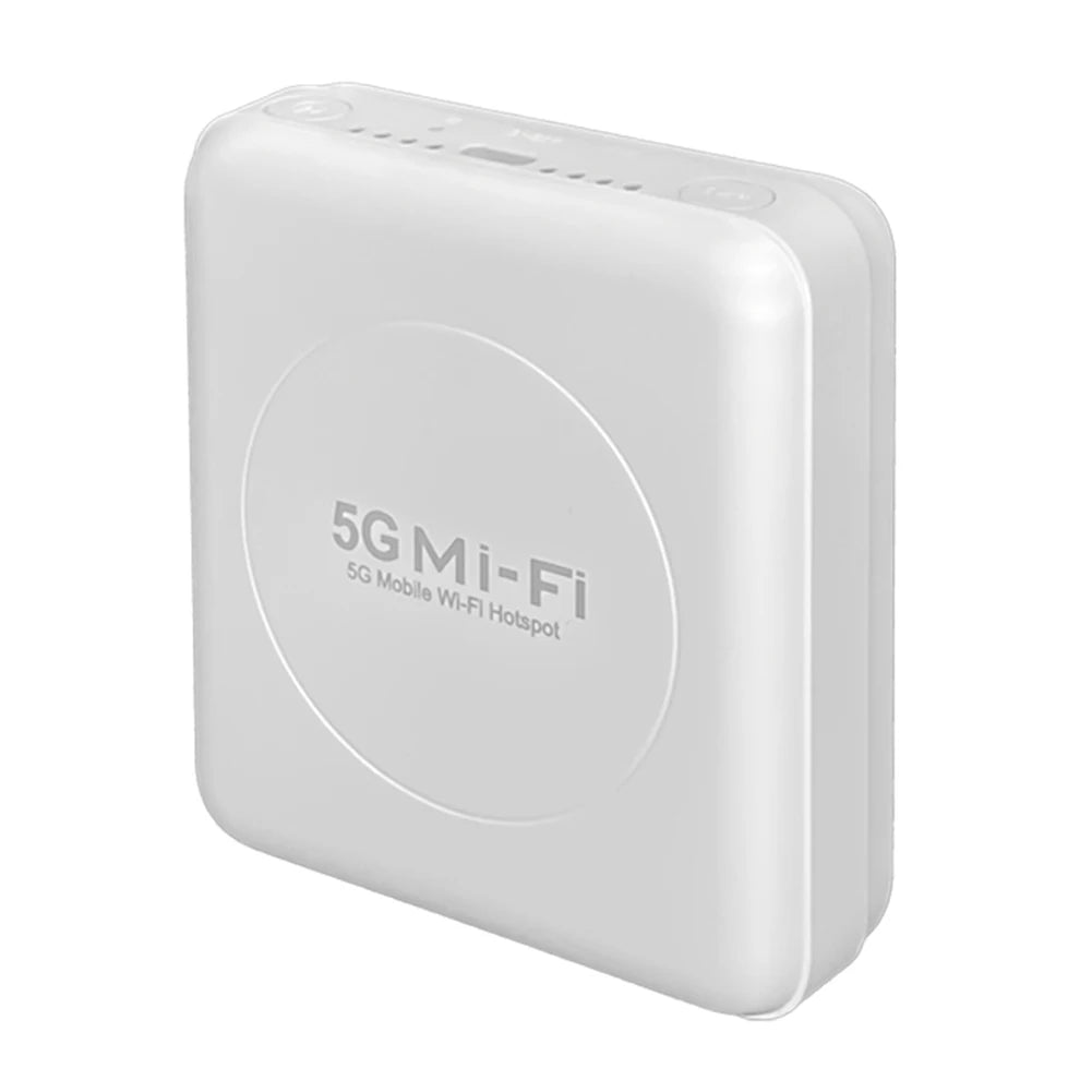 5G WiFi 6 Mobile Hotspot Router with SIM Card Slot Portable WiFi Device Pocket Mobile Hotspot for Home Office Travel