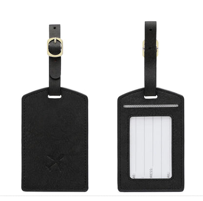 Fashionable new PU luggage tag, boarding pass for overseas travel, luggage tag, anti-loss name card, luggage tag