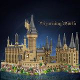 New Magic Hogwarts Castle Micro Building  Blocks Street View Architecture Creative MOC Model Kit  Kids Christmas Birthday Gifts