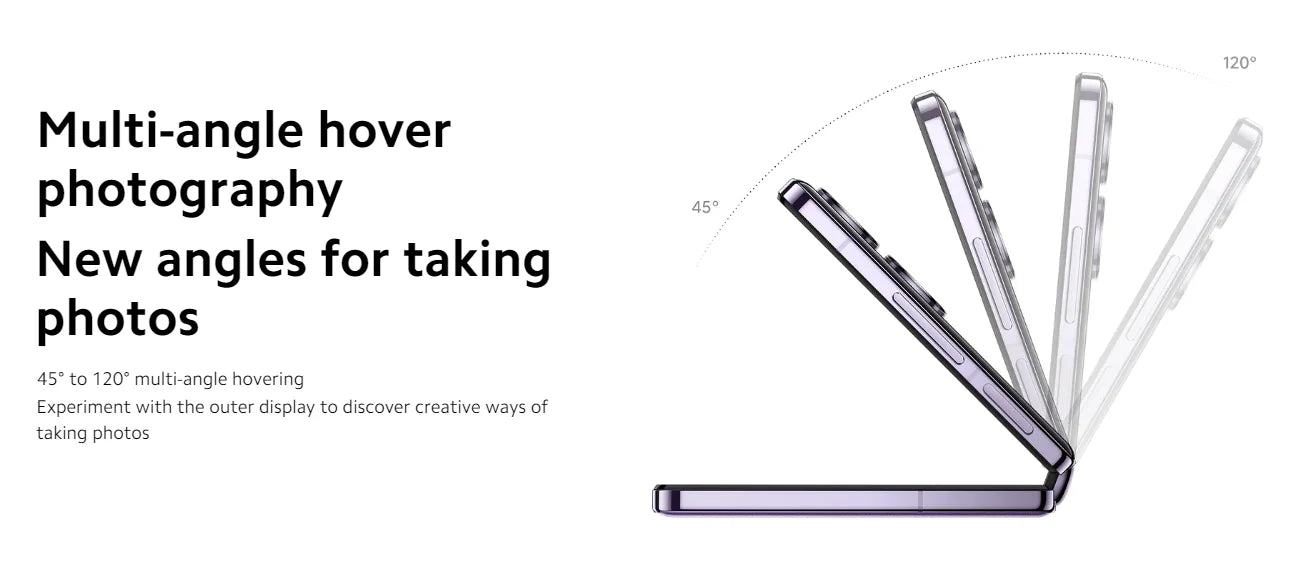 Global Version Xiaomi MIX Flip 67WHyperCharger 12GB 512GB Leica  6.86" 120Hz Display Snapdragon 8 Gen 3 Smartphone 50MP Camera
