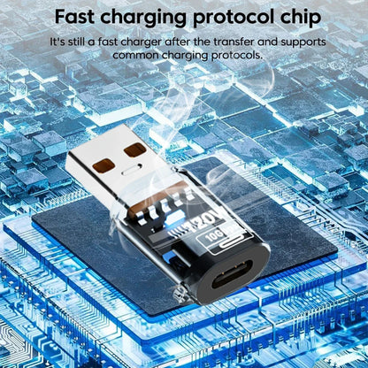 120W USB C OTG Adapter USB To Type C Data Transfer Charging Adapter 10Gbps USB Female To Type C Male Connector for IPhone 16 15