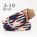 Stretch Woven Belt Unisex Canvas Belts Fashion Casual Student Belt Women Cinturon Male Waistband 105cm